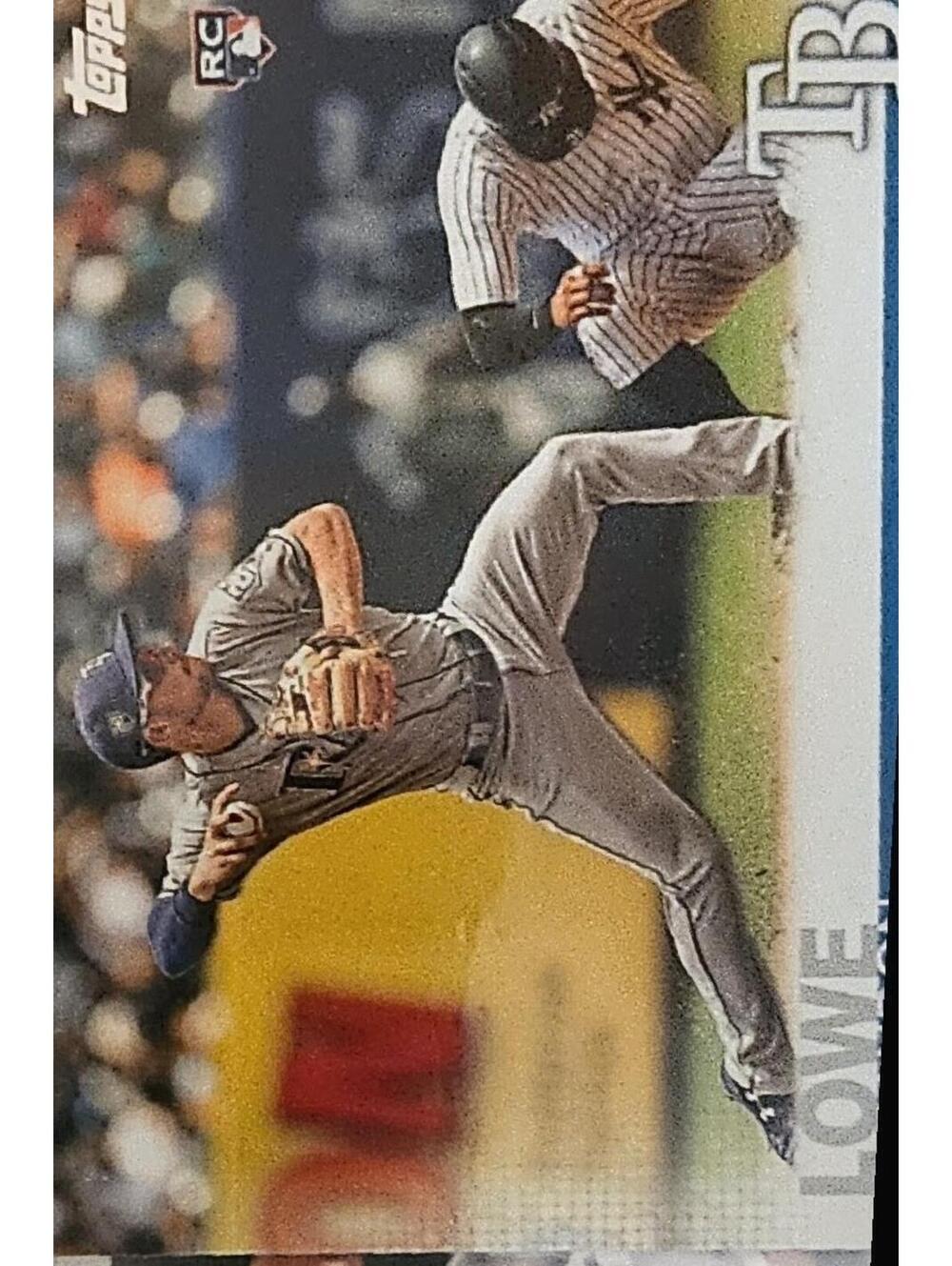 Brandon Lowe (RC) 2019 Topps Rookie RC Tampa Bay Rays #114